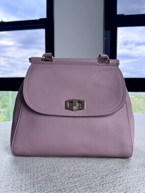 Pink Top-Handle Crossbody Bag - Elegant Women's Handbag